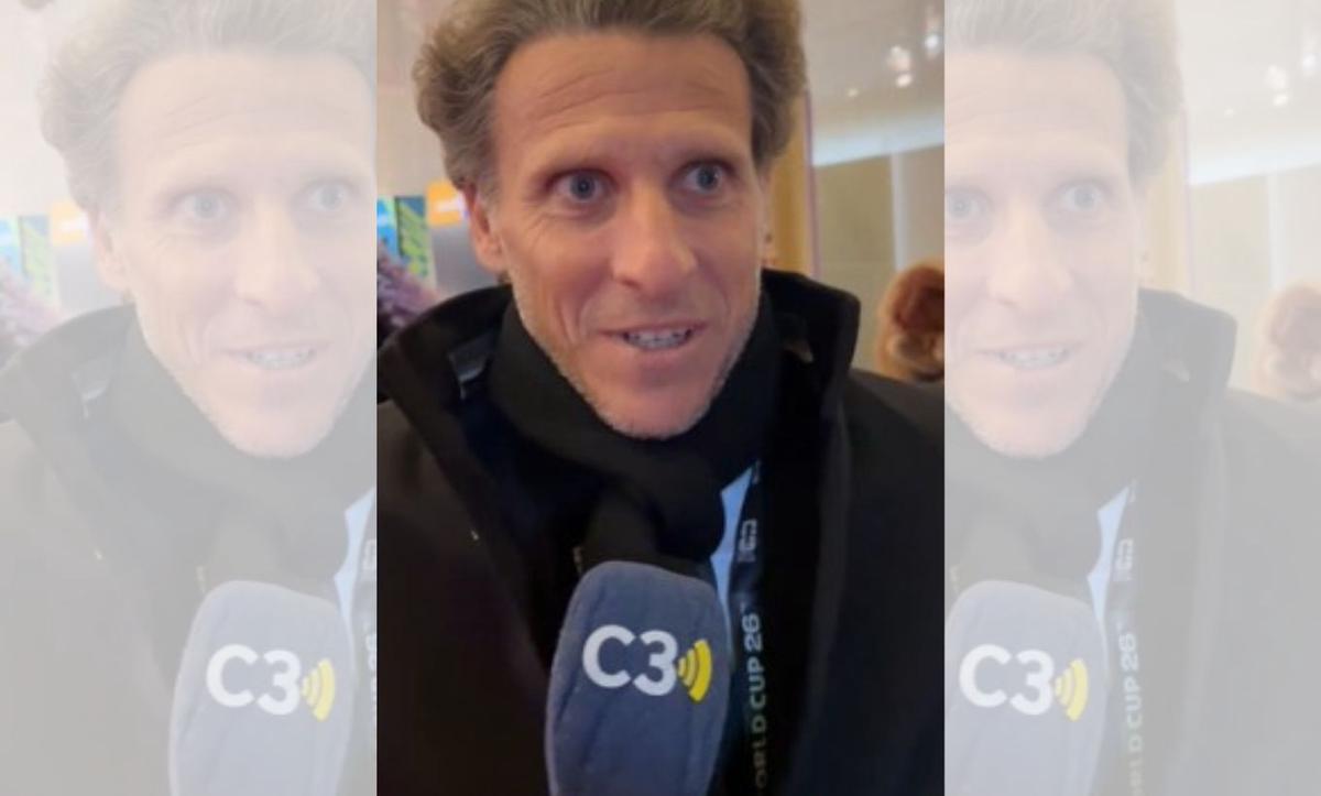 Diego Forlán habló con Cadena 3 en Washington.