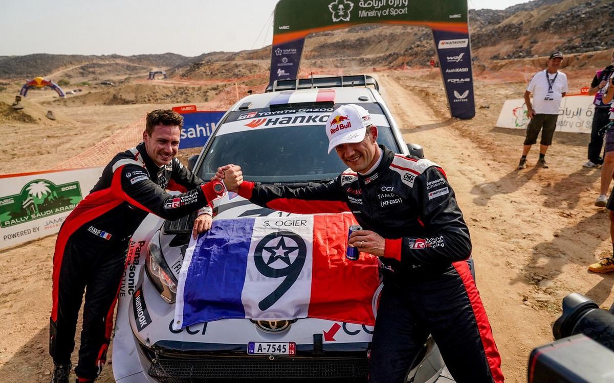 Ogier y Landais festejan su conquista en los arenales de Yeda