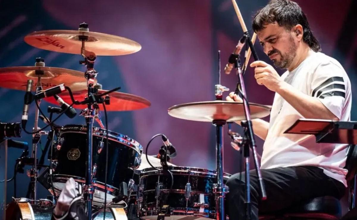 Luis Gastón Lamas, baterista de Don Osvaldo.