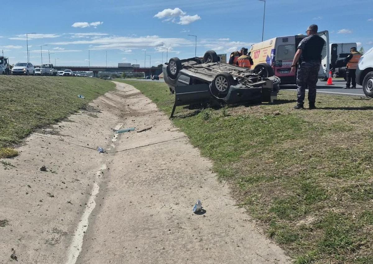 El accidente ocurrió en el kilómetro 11 de la avenida Circunvalación.