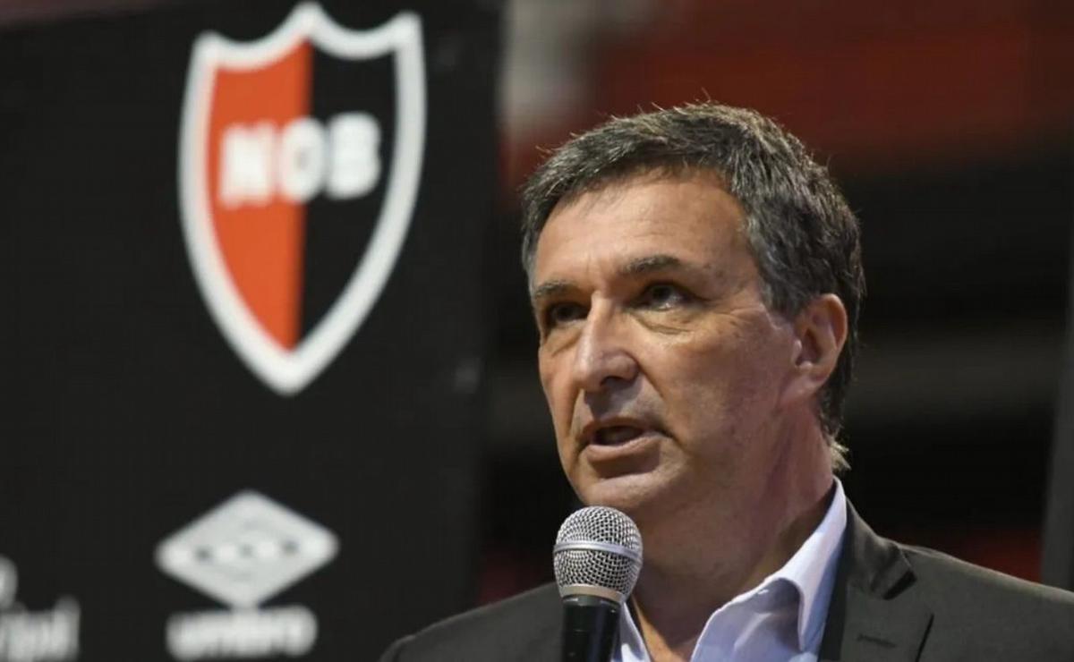 El ahora expresidente de Newell's, Ignacio Astore.