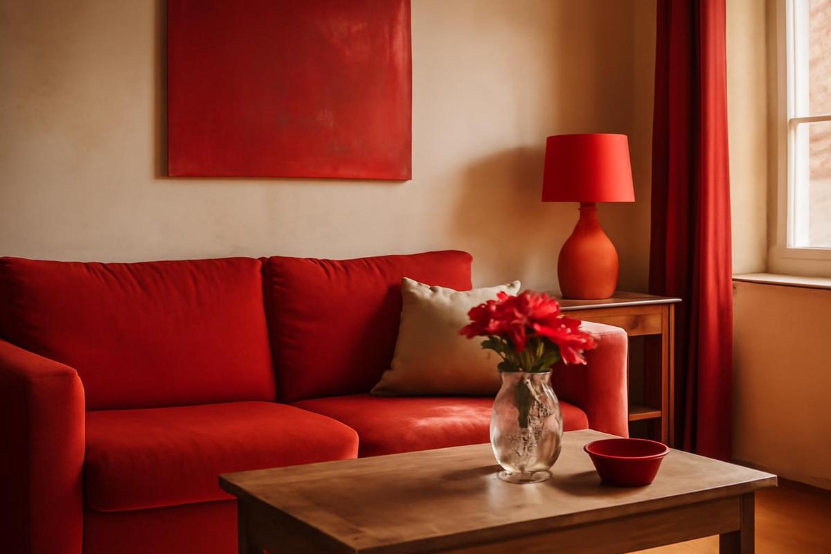 El impacto del color rojo en la decoración del hogar