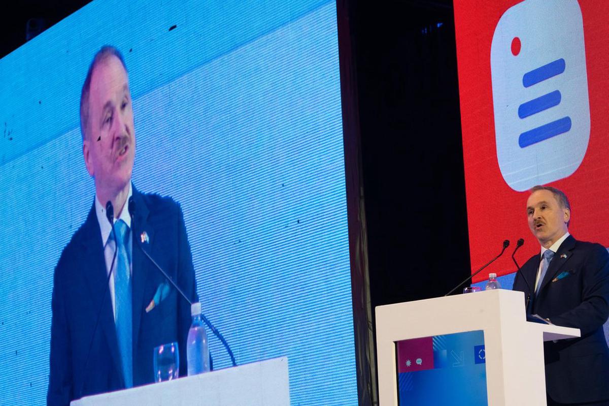 Peter Lamelas, embajador de Estados Unidos en Argentina en AmCham.