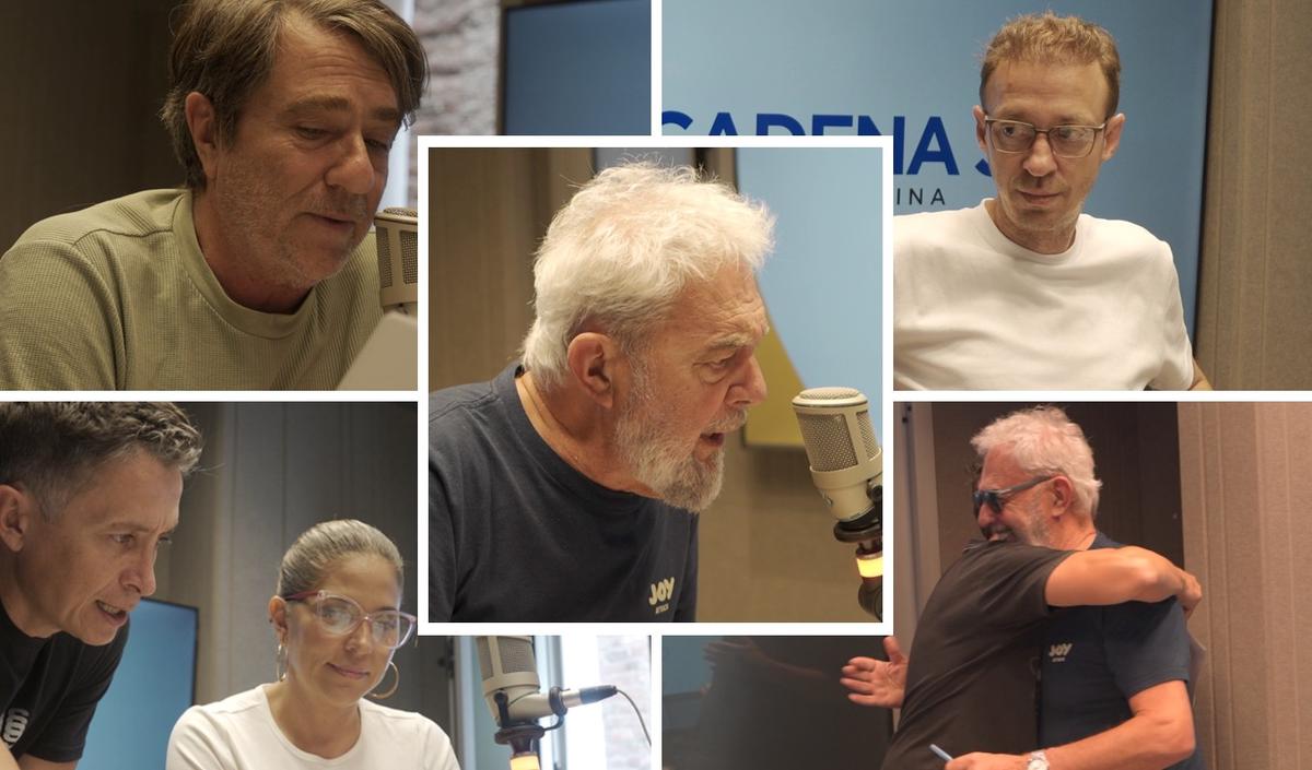 Lalo Mir junto a los elencos de Cadena 3 y la Comedia Cordobesa.