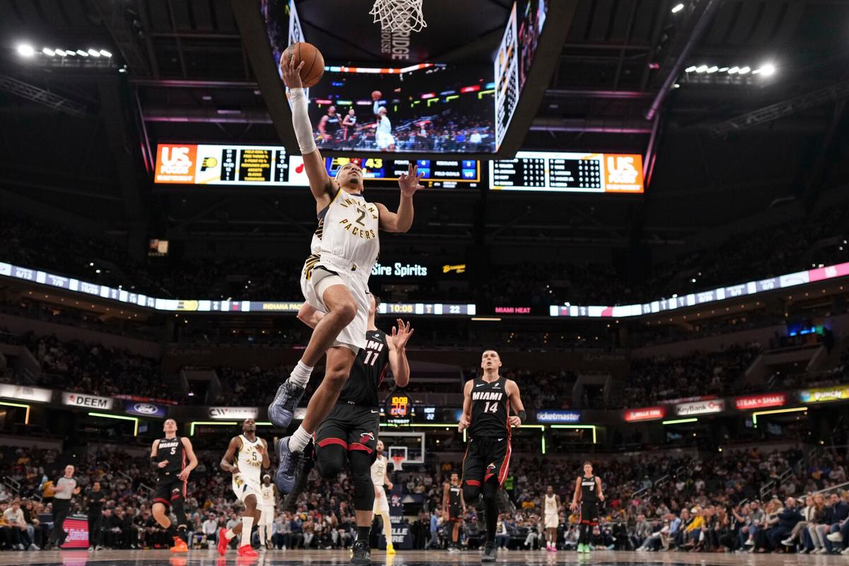 Nembhard anota 29 y Pacers vencen 123-99 a Heat para segunda victoria al hilo