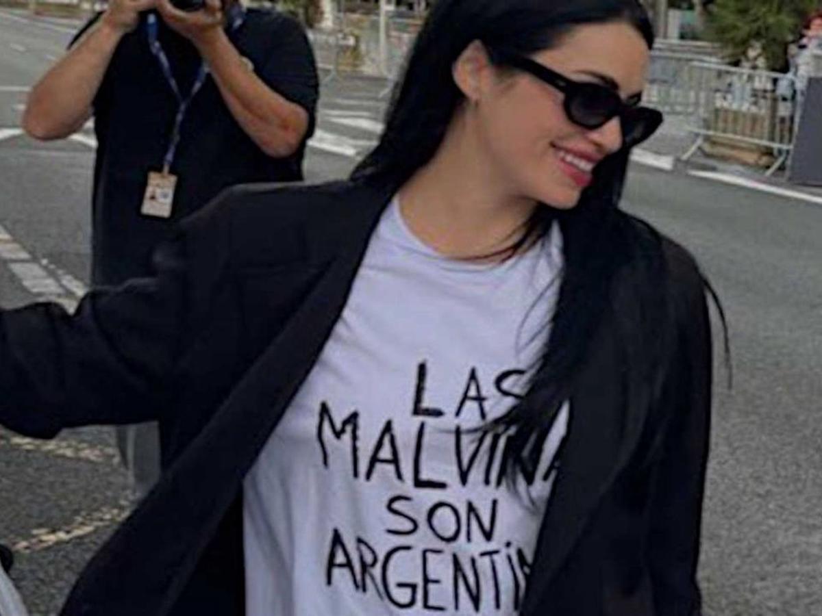 Lali Espósito se pronuncia sobre Malvinas en San Sebastián: