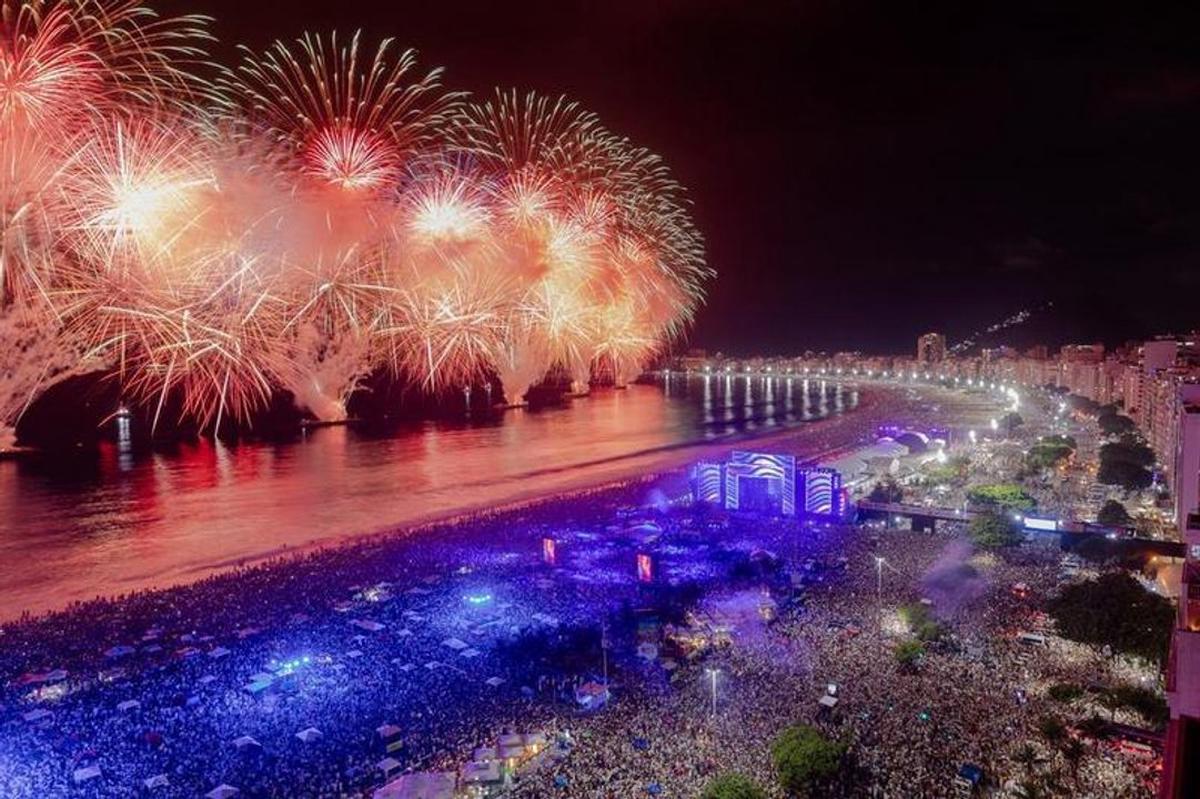 Río de Janeiro recibió el récord Guinness por la mayor fiesta de fin de año del mundo.