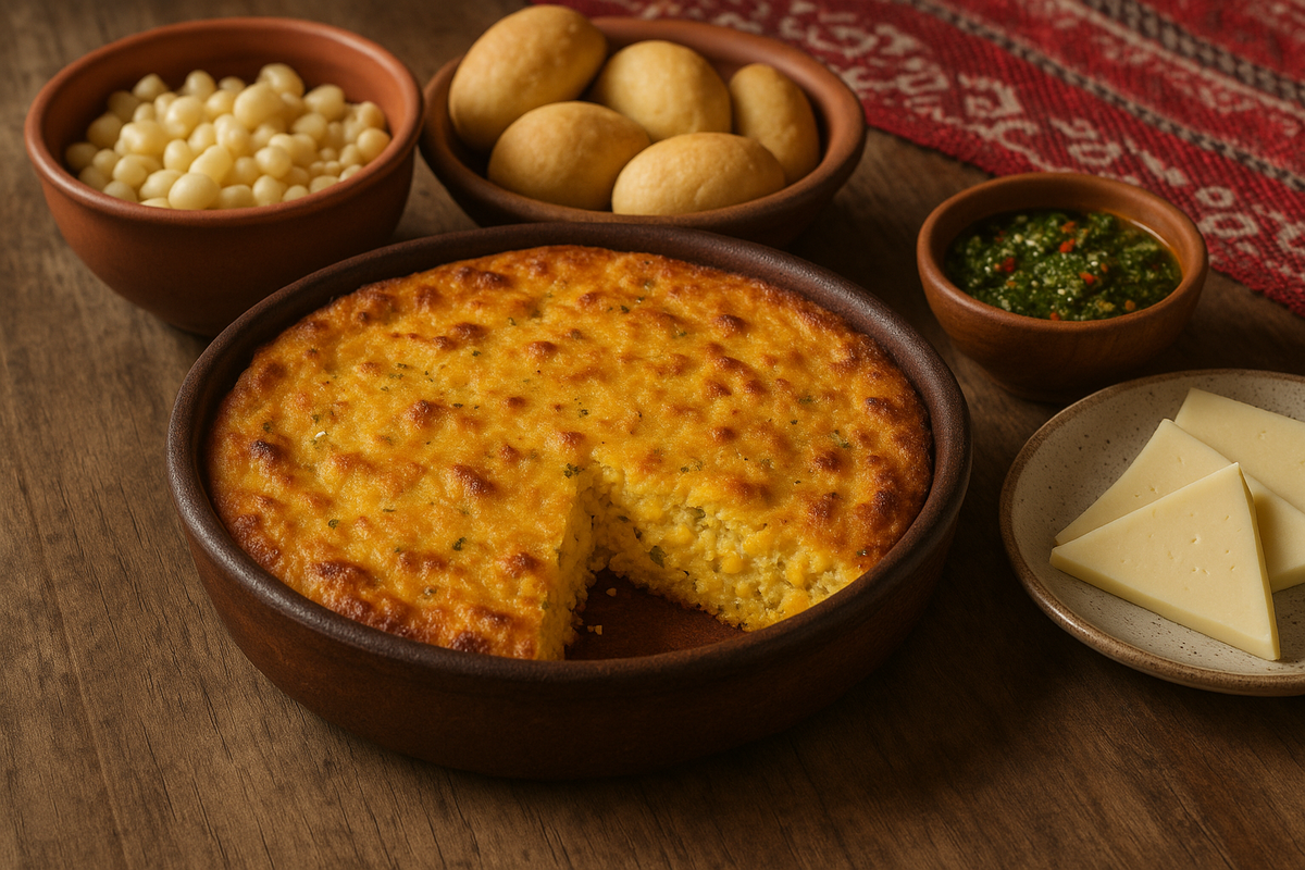 El chipa guazú, un delicioso pastel de choclo paraguayo