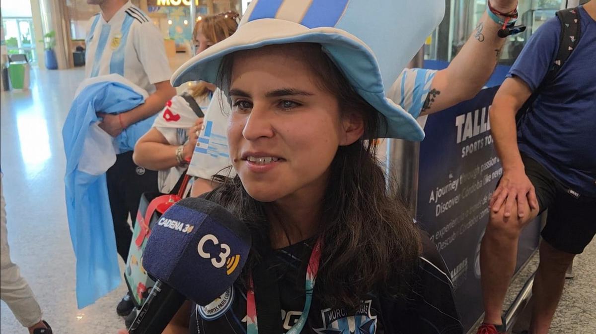 Las Murciélagas llegaron a Córdoba tras consagrarse bicampeonas del mundo