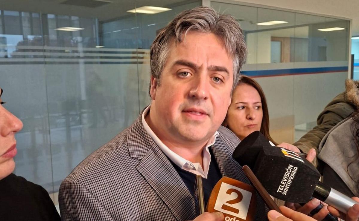 El ministro de Seguridad de Santa Fe, Pablo Cococcioni.