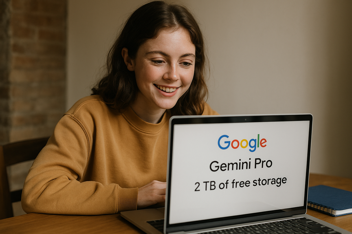 Google ofrece 2 TB de almacenamiento gratuito a estudiantes con Gemini Pro