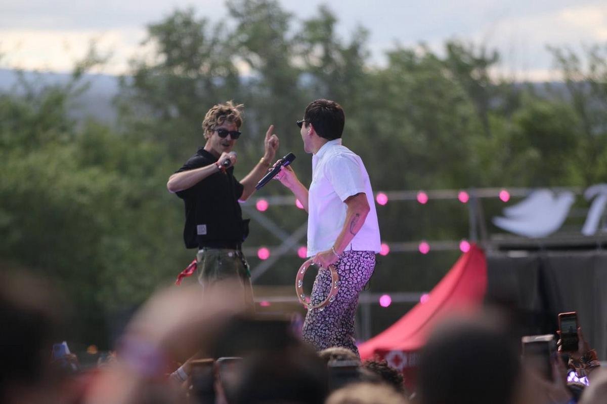 Una multitud vibra en el primer día del Cosquín Rock 2026. (Foto: Daniel Cáceres)