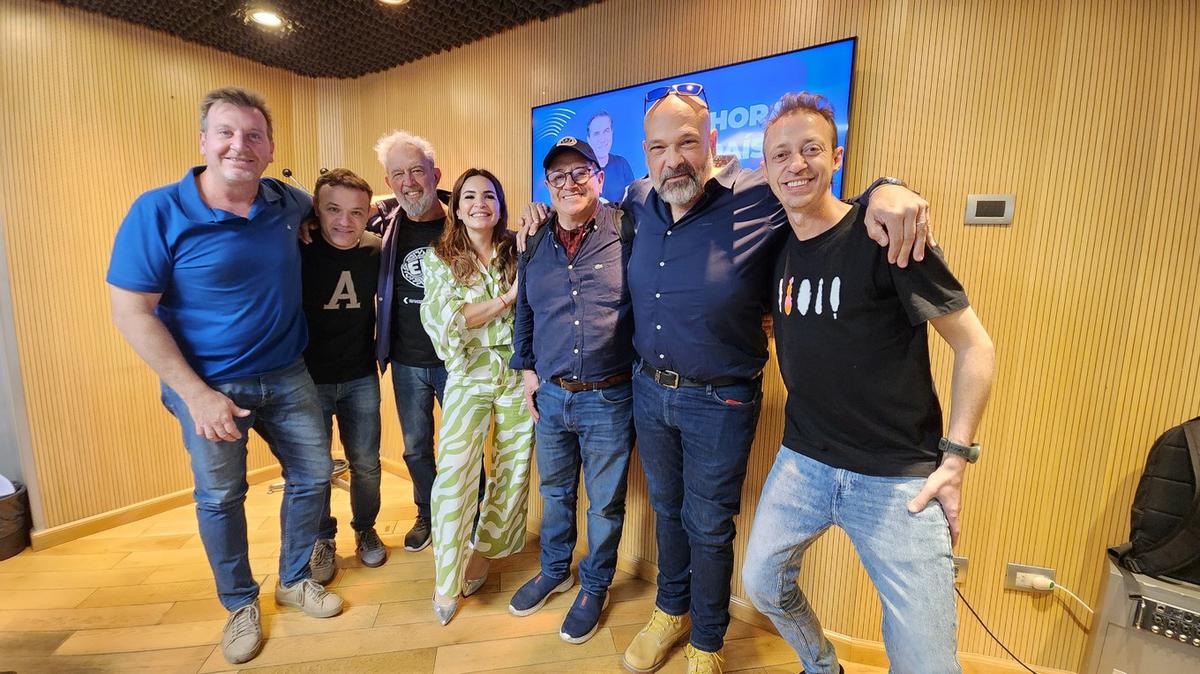 FOTO: Lalo Mir y Solís Lala compartieron anécdotas en los estudios de Cadena 3