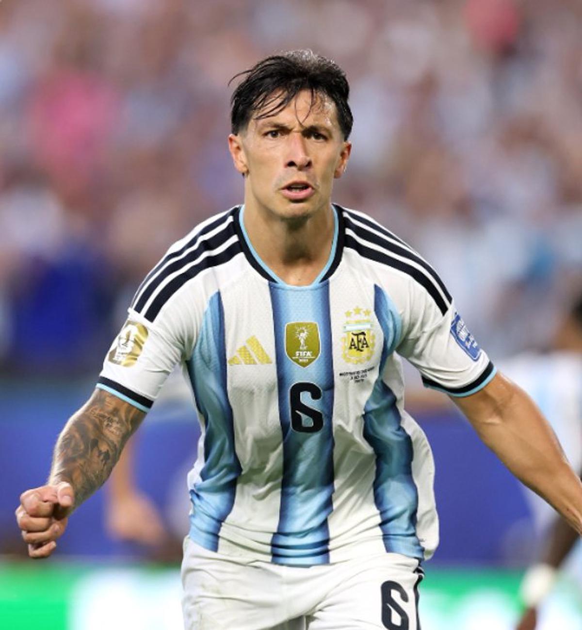 Lisandro Martínez, autor del segundo gol argentino.