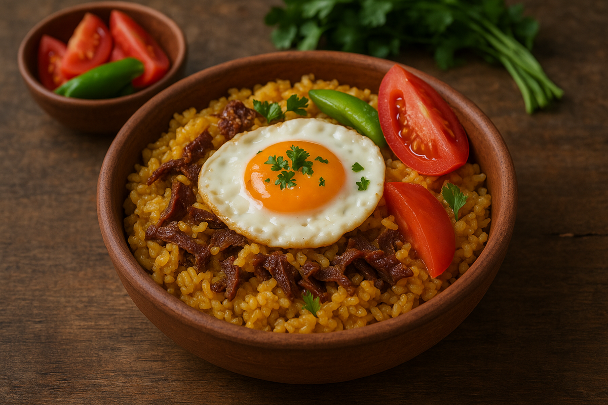 Majadito boliviano con charque: un plato lleno de sabor y tradición