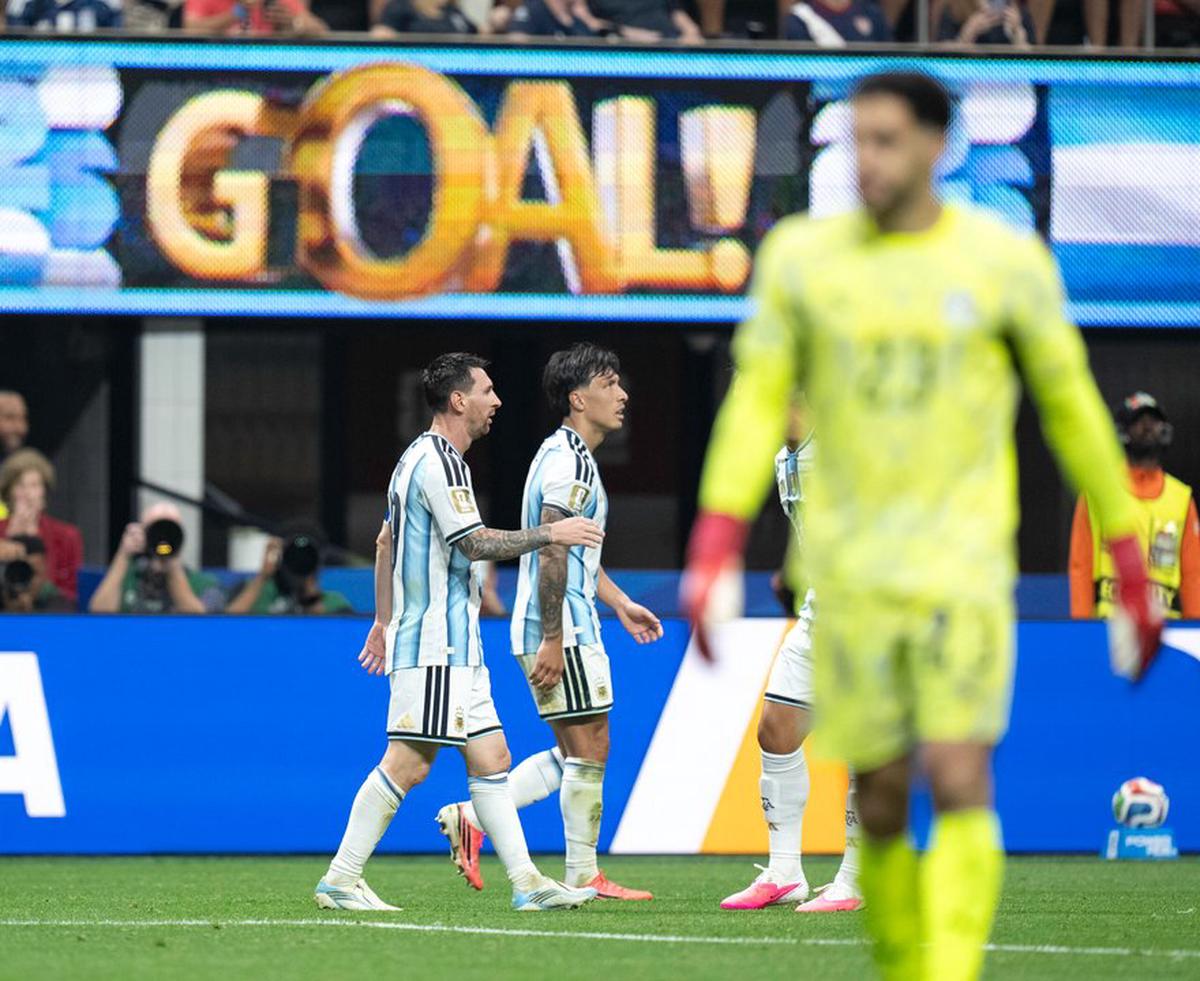 Messi se lució ante Egipto con un gol y una asistencia.
