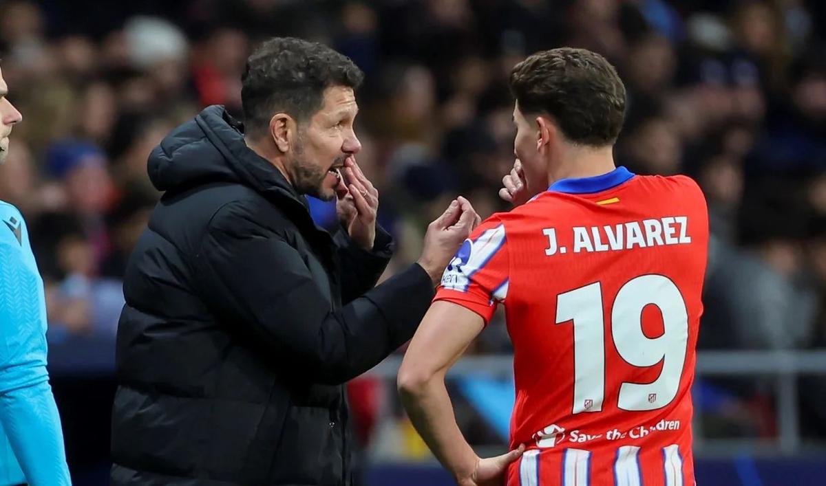 Simeone elogió el juego de Julián