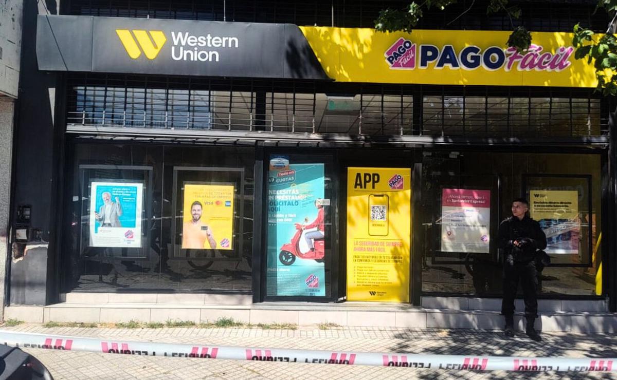 El comercio que sufrió el robo millonario.