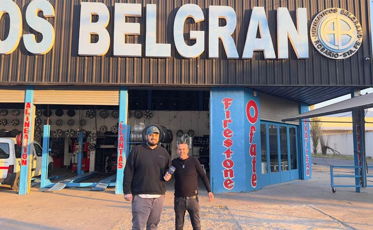 El gomero hincha de Belgrano que es furor en Rosario y encima ahora gritó campeón.