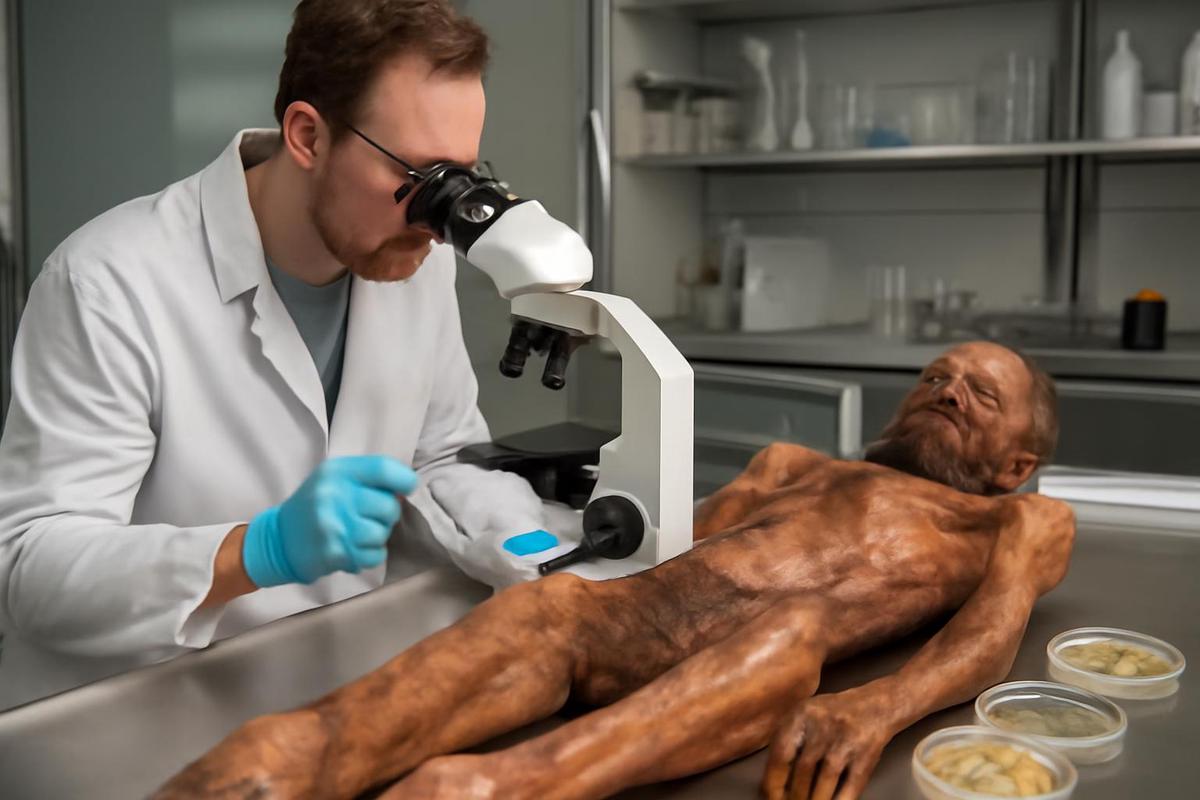 Ötzi, el hombre de hielo y su legado microbiano