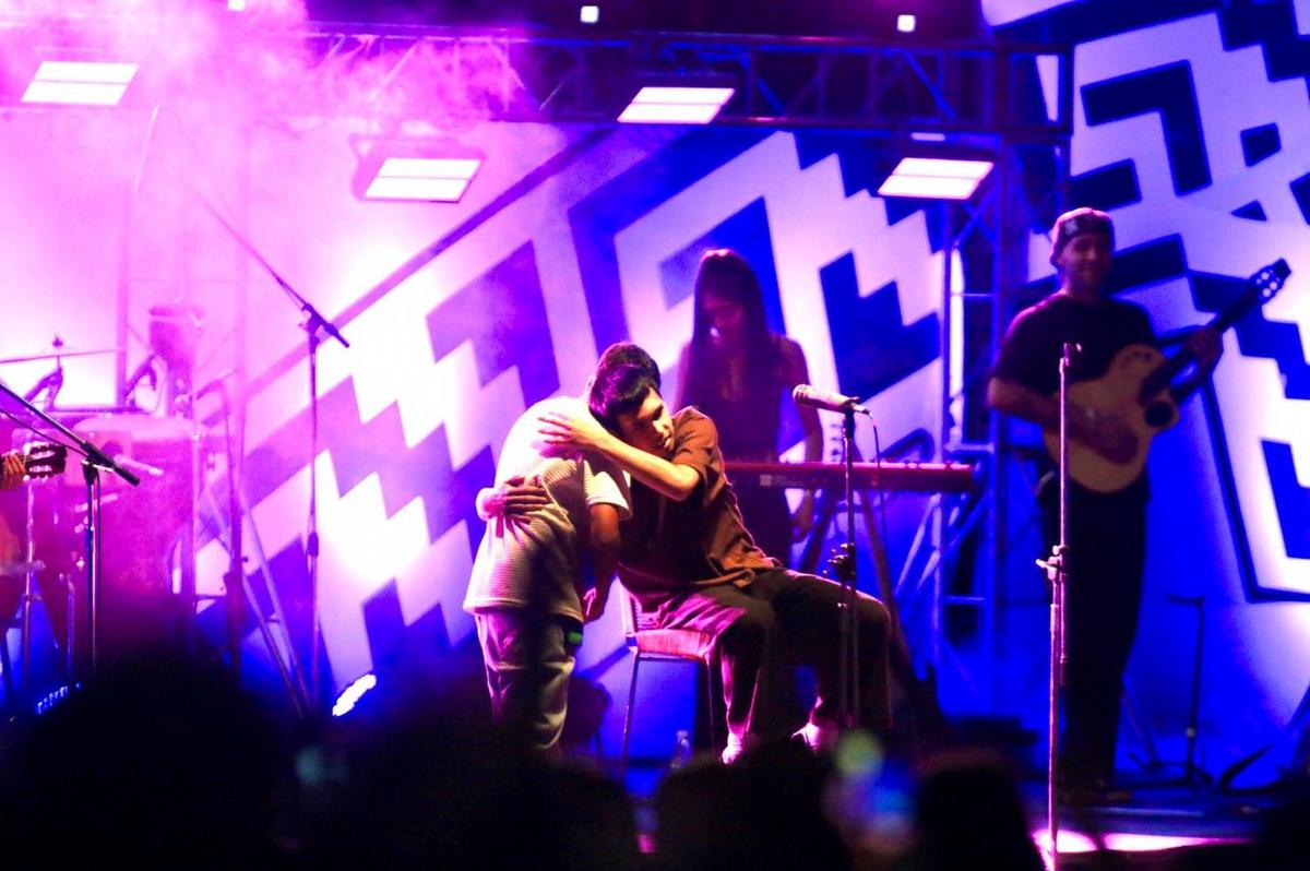 Milo J brilló en la plaza Próspero Molina. (Foto: Daniel Cáceres)