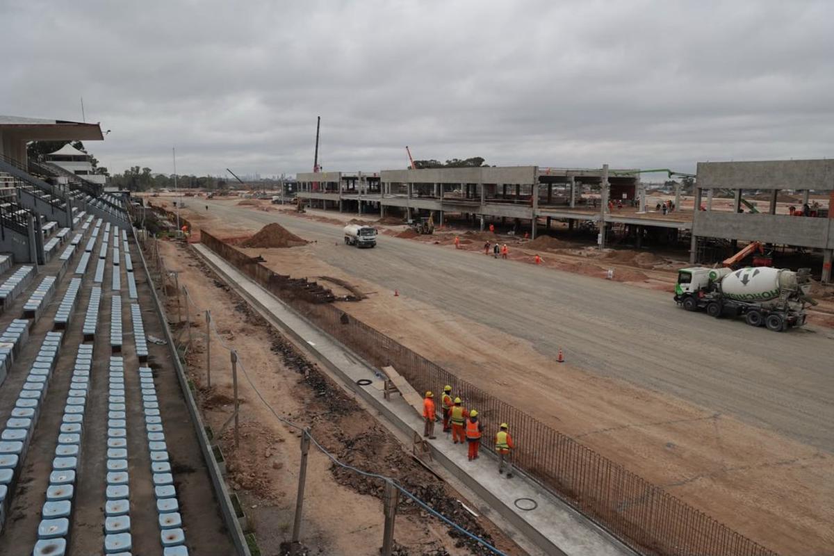 Así avanzan las obras en el Autódromo Oscar y Juan Gálvez.
