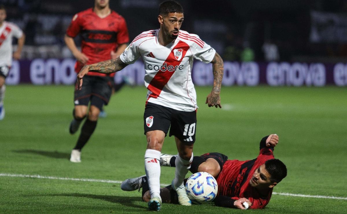 FOTO: Escena del partido entre Platense y River por la 17° fecha de la LPF. (Archivo/NA)