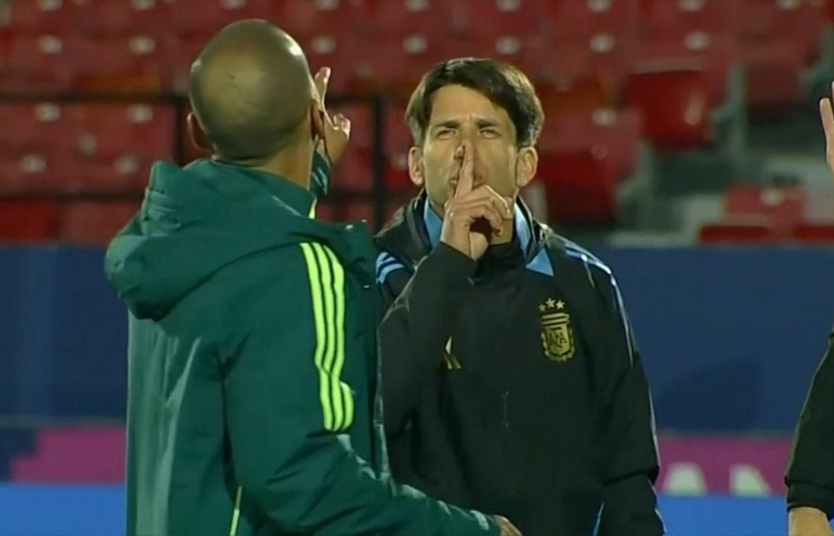 Diego Placente habló tras la victoria de Argentina.