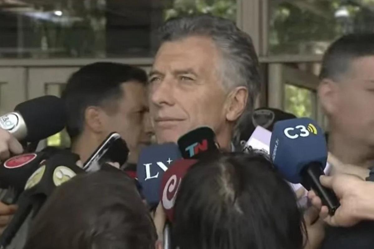 Mauricio Macri votó antes del mediodía.