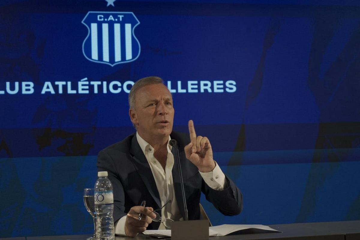 FOTO: Andrés Fassi, presidente de Talleres.