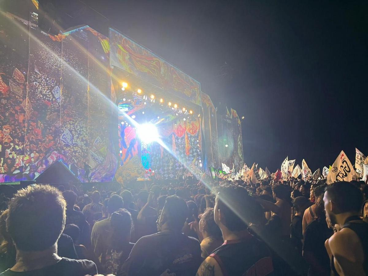 Más de 40.000 personas se dieron cita en el banquete de La Renga.