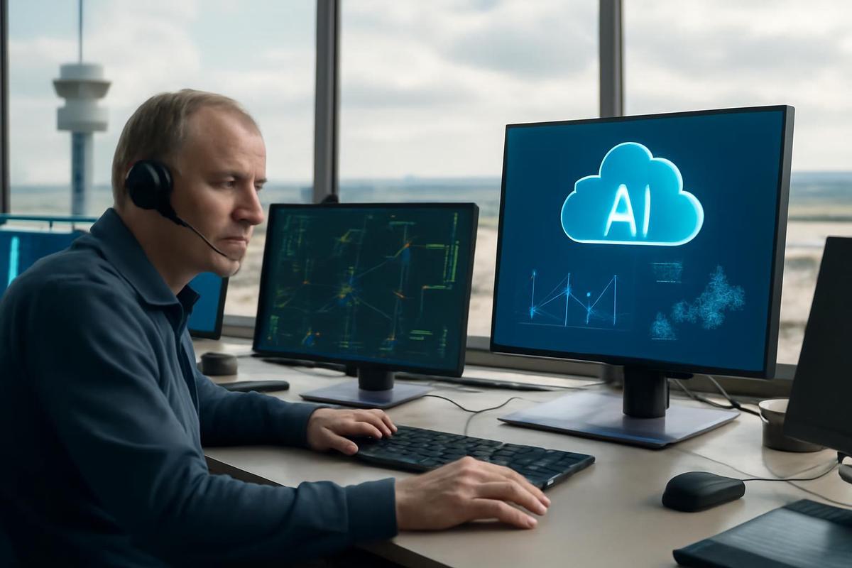 Software de IA para control aéreo