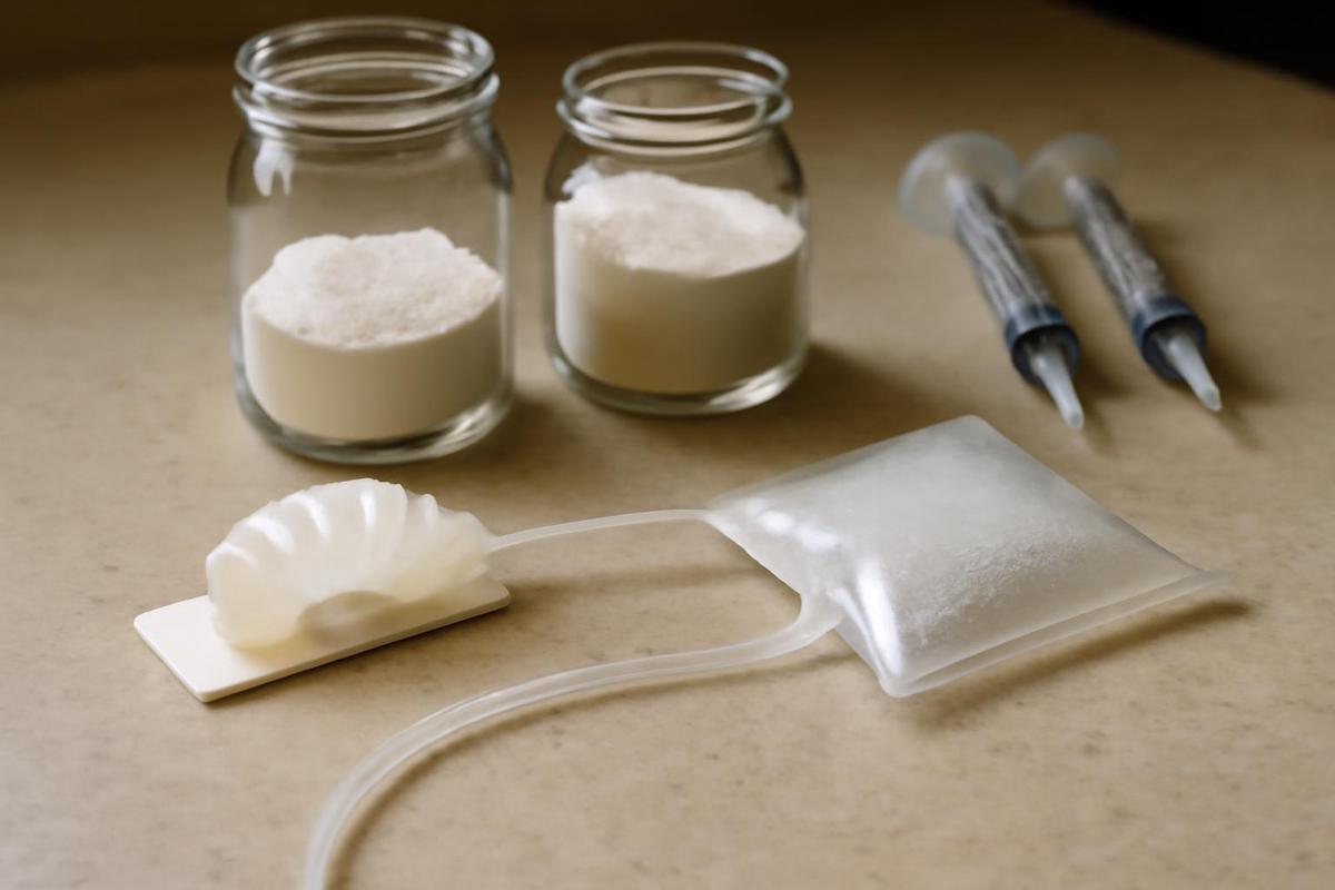 Robot blando impulsado por batería neumática comestible