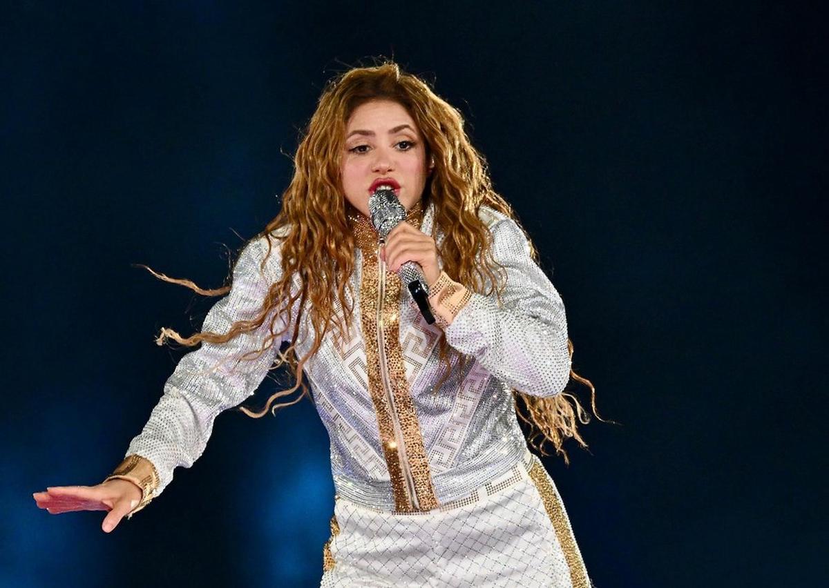 Shakira deslumbró en Vélez. Foto: Agencia NA (Juan Foglia)