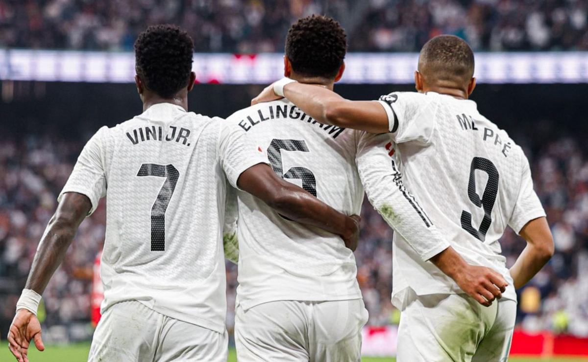 FOTO: El Real Madrid goleó al Osasuna. (Foto:@RealMadrid)