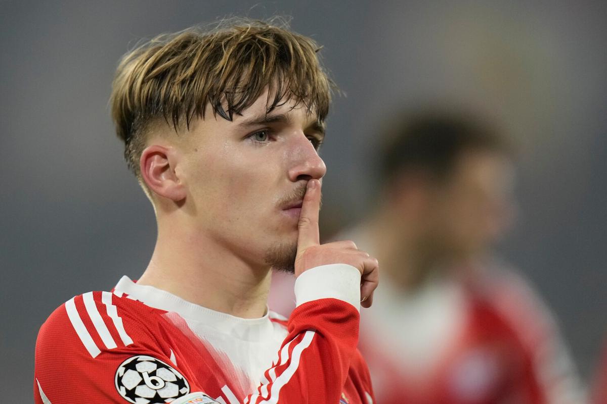 Lennart Karl brilla en la victoria 3-1 de Bayern Múnich ante Sporting en la Champions