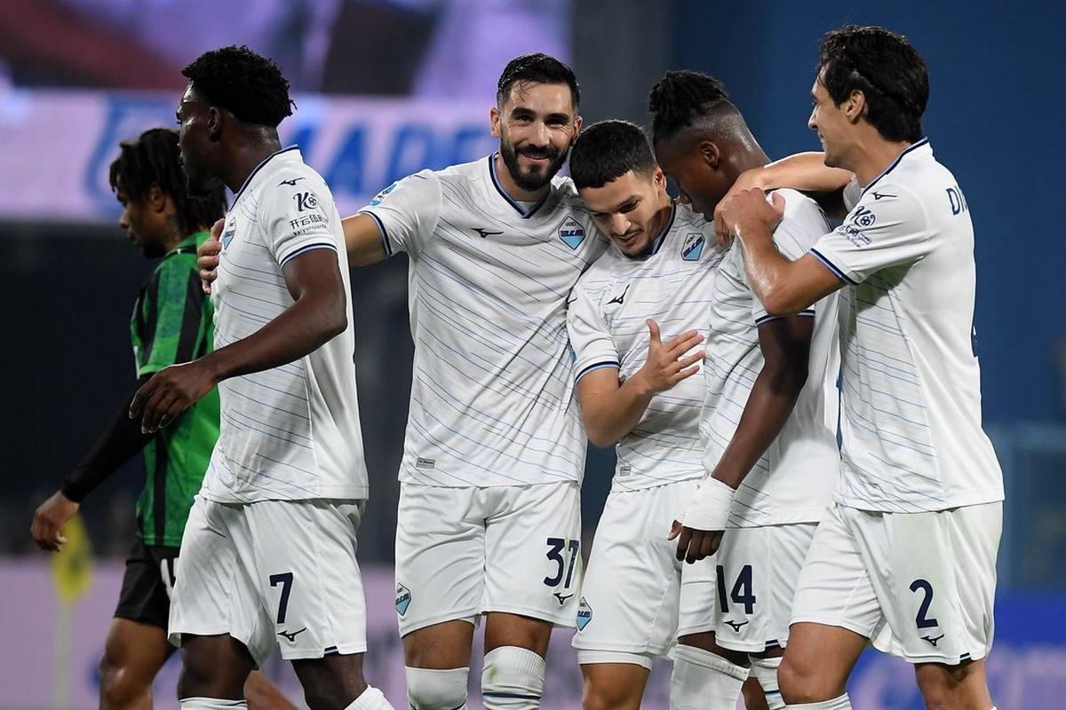 La Lazio le ganó 6 a 2 al Sassuolo.