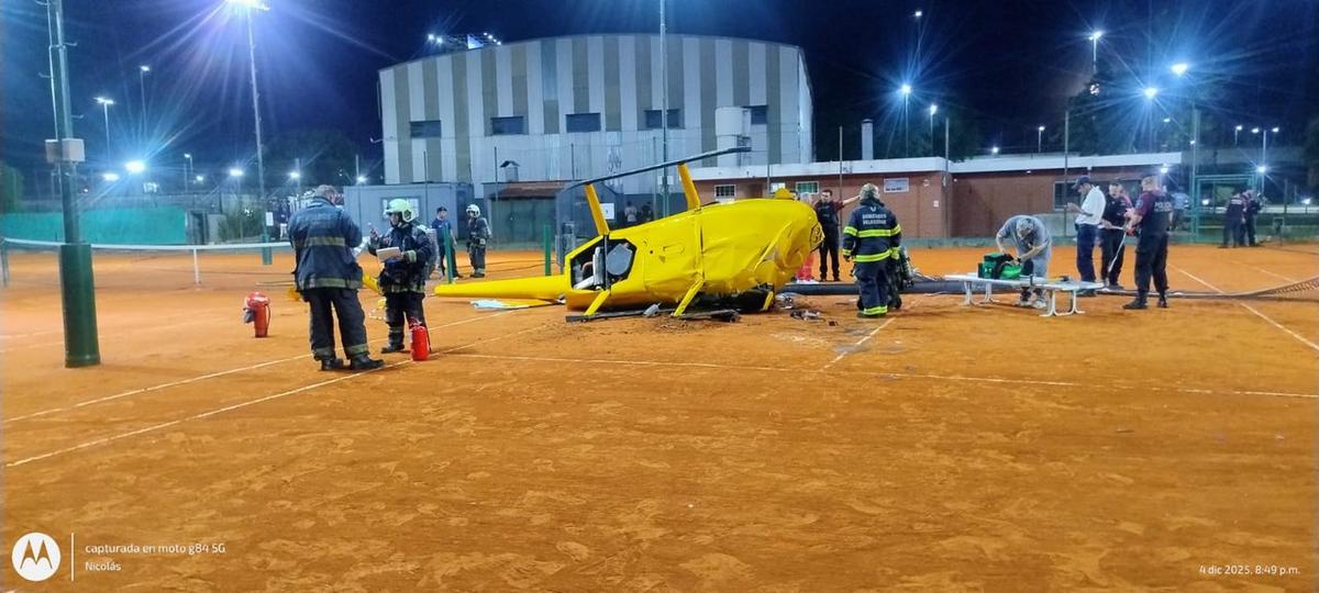 Quién es el piloto imputado por la caída del helicóptero en Palermo