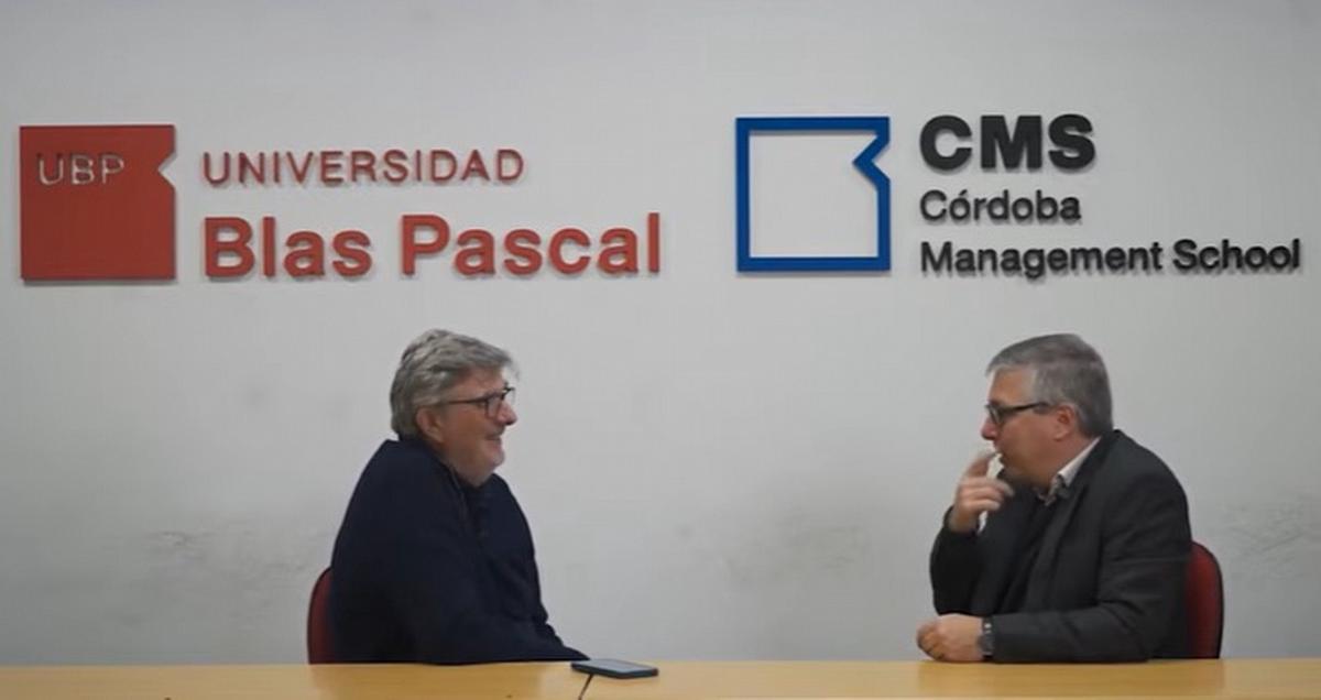 Sergio Suppo y Jorge Liotti, en una entrevista sobre la política del país.