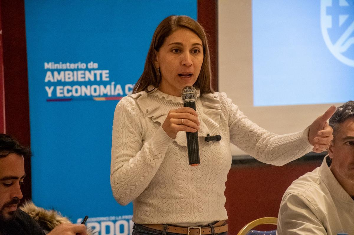 FOTO: Victoria Flores, ministra de Ambiente de la provincia de Córdoba. 