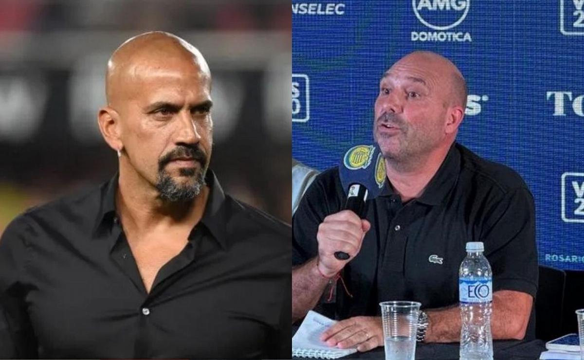 Juan Sebastián Verón y Gonzalo Belloso