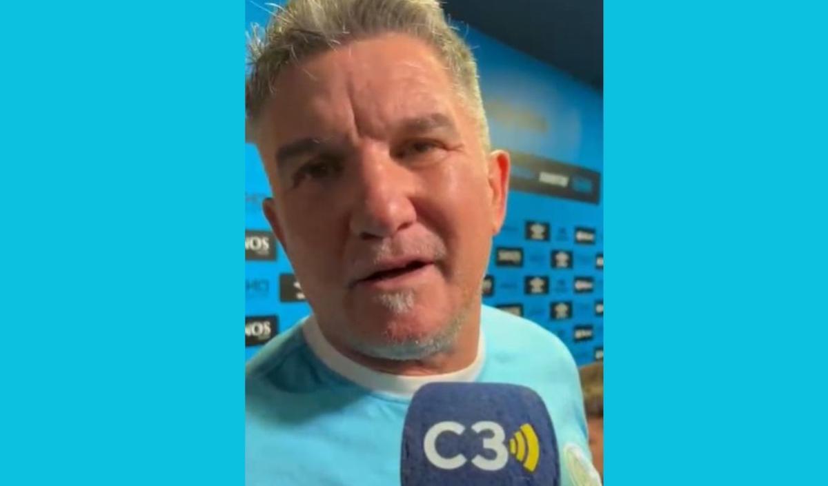 "Luifa" Artime, presidente de Belgrano (captura).