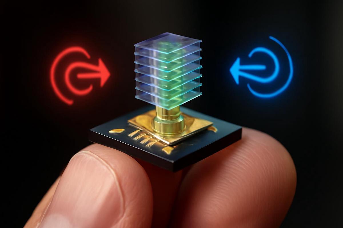 Chip que controla la luz en tiempo real