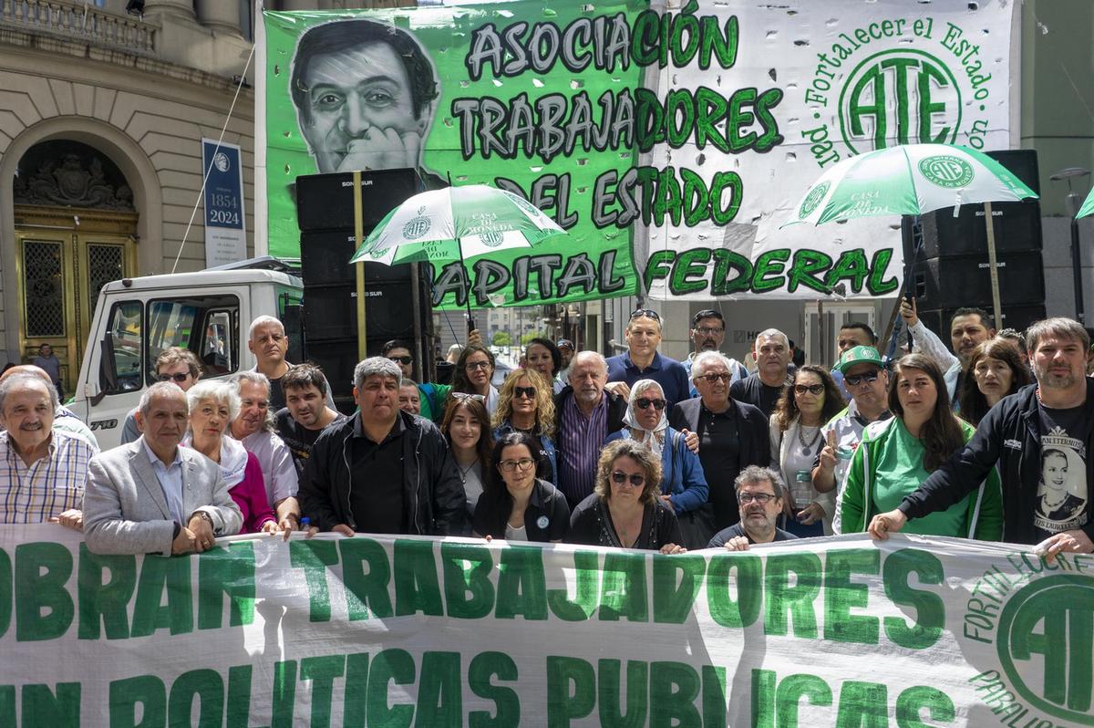 FOTO: Marcha de ATE en Capital Federal. (Foto: ilustrativa/NA)