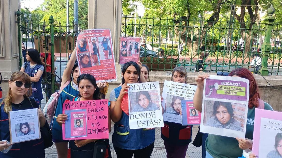 Marcha por la aparición de Delicia Mamaní