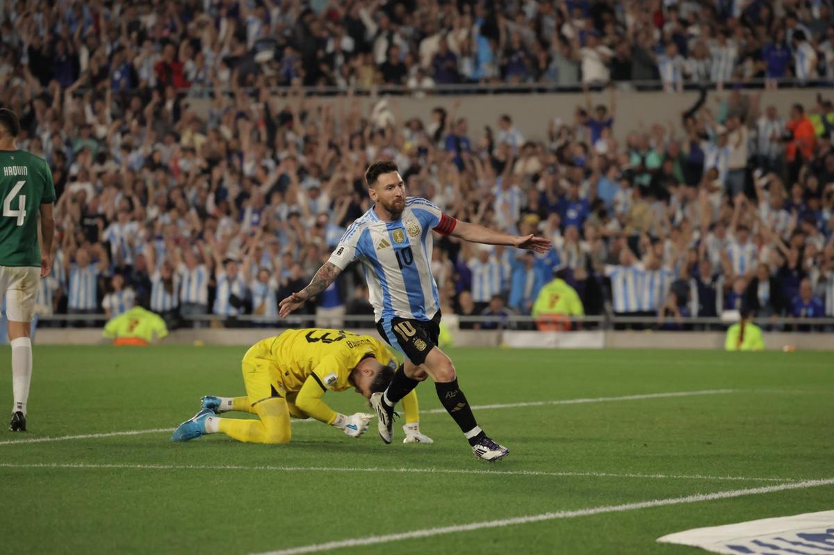 FOTO: Show de Messi en el partido ante Bolivia