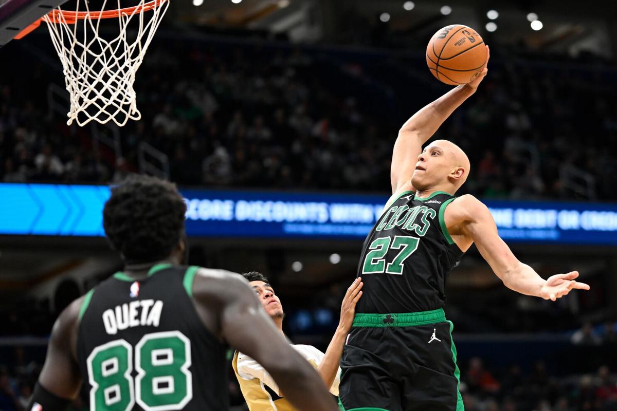 White anota 30 puntos, Celtics propinan a Wizards su peor derrota de la temporada: 146-101