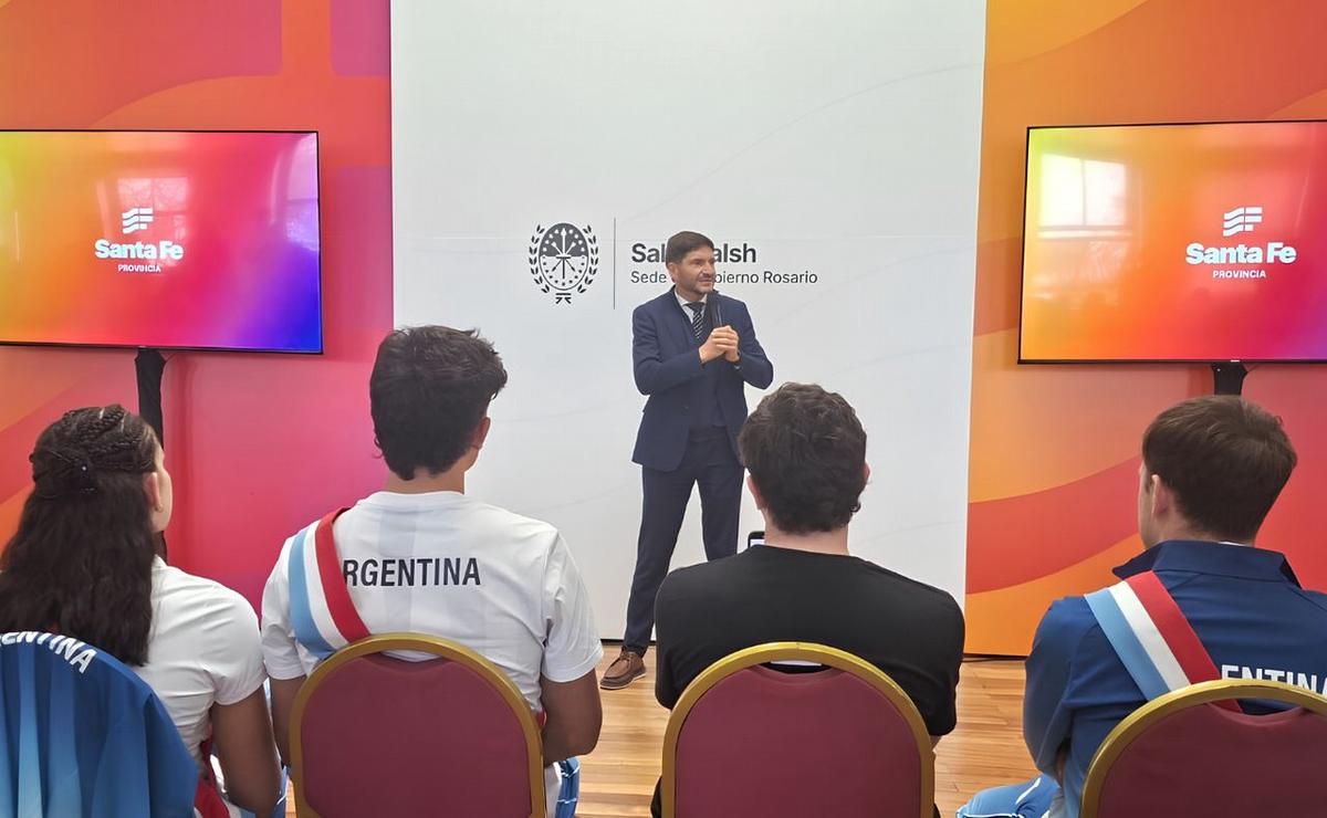 Reconocimientos a los atletas de Santa Fe.
