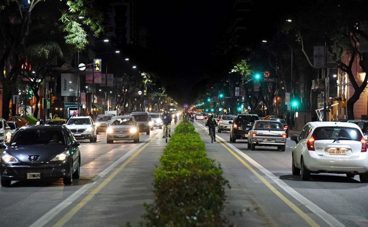 FOTO: Avenida Pellegrini, Rosario. 