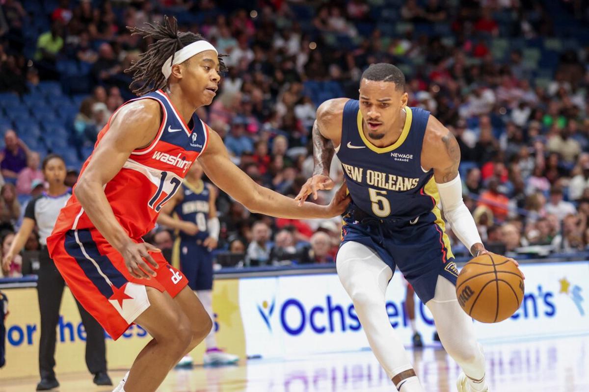 Murphy anota 24 y los Pelicans propinan 138-118 a los Wizards en su 8ª derrota seguida